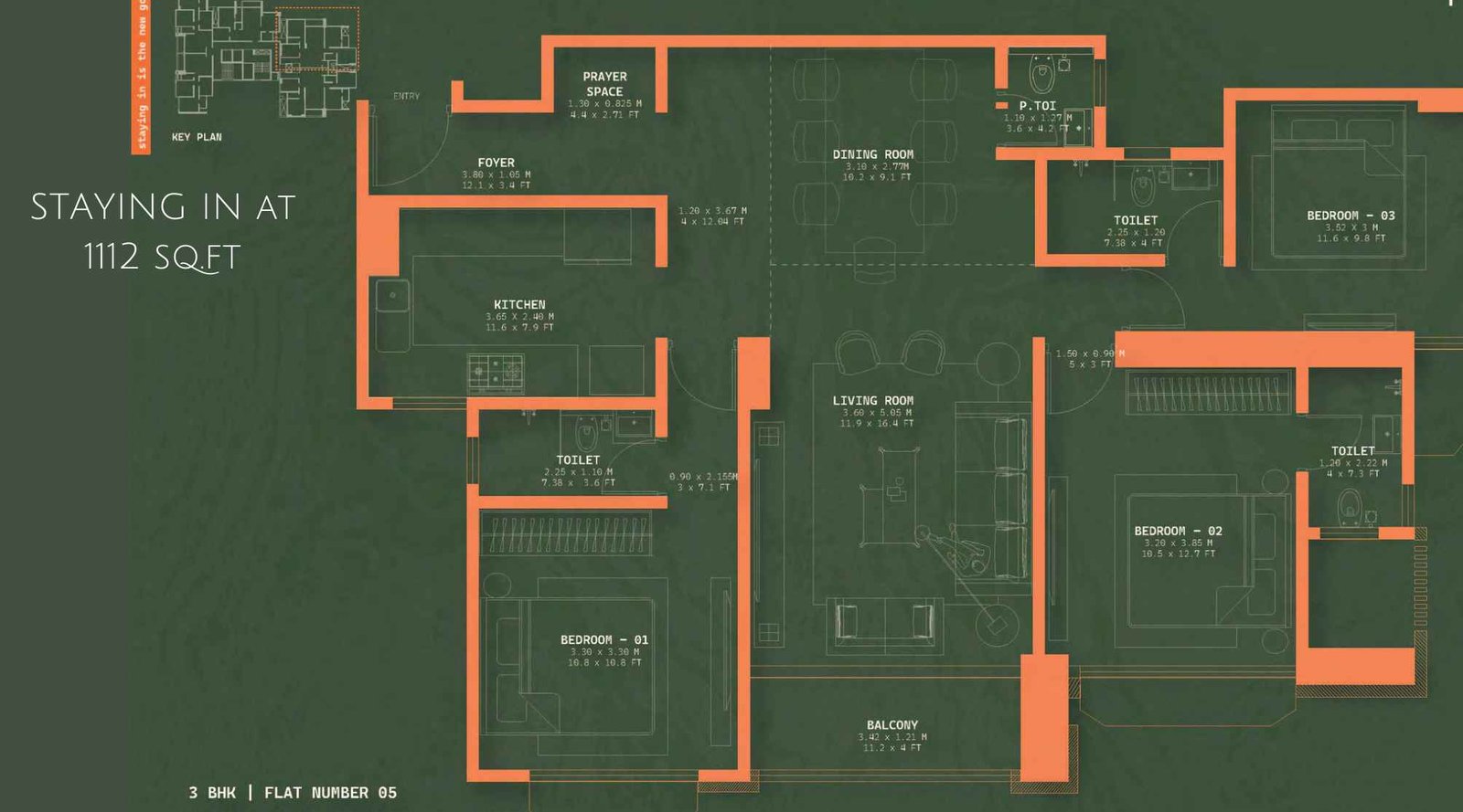 TRIVIDH-Floor-Plan-1112-sq.ft